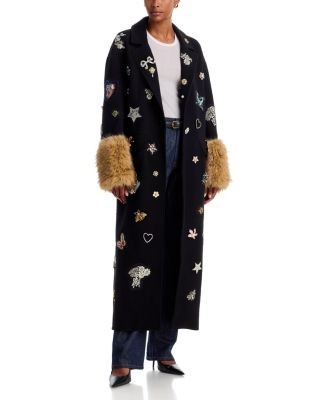 Cinq a Sept Greatest Hits Mariella Embellished Coat