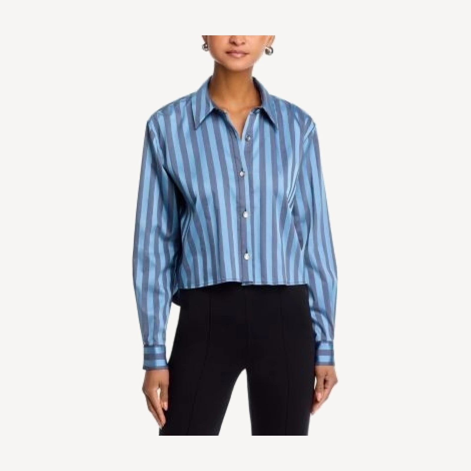 L'Agence Cosette Crop Shirt