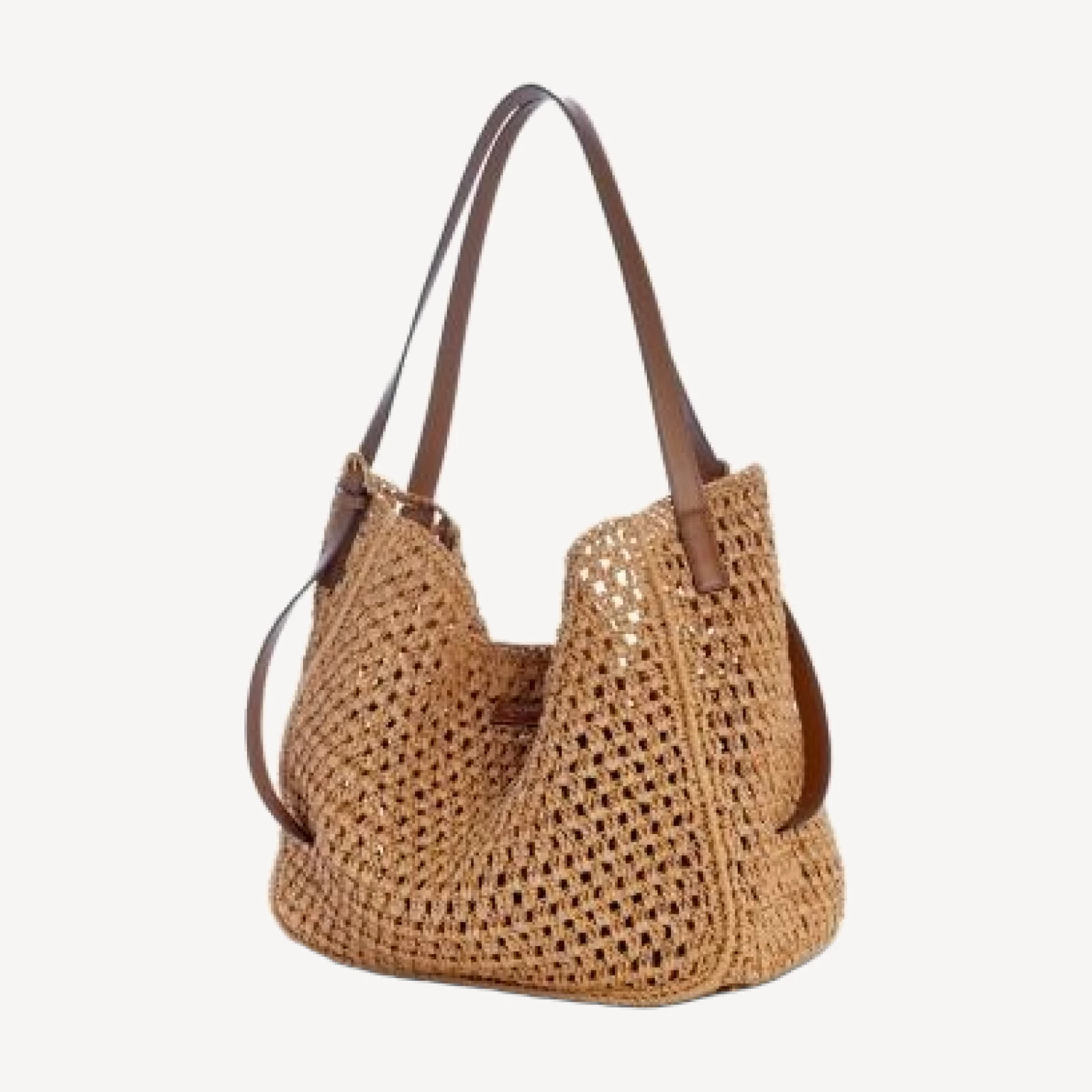 rag & bone River Large Paper Straw Tote Bag
