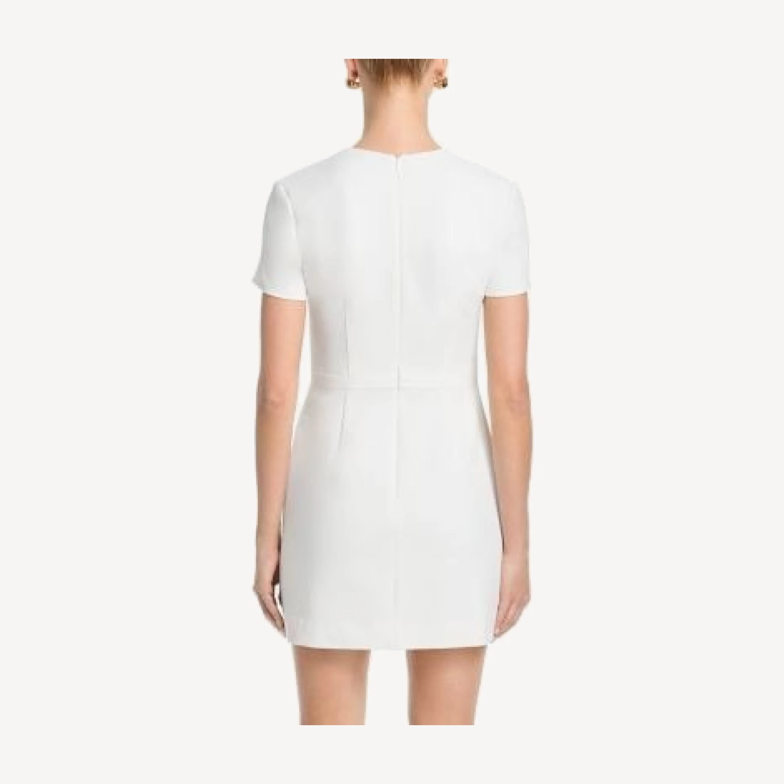 French Connection Whisper Square Neck Short Sleeve Mini Dress