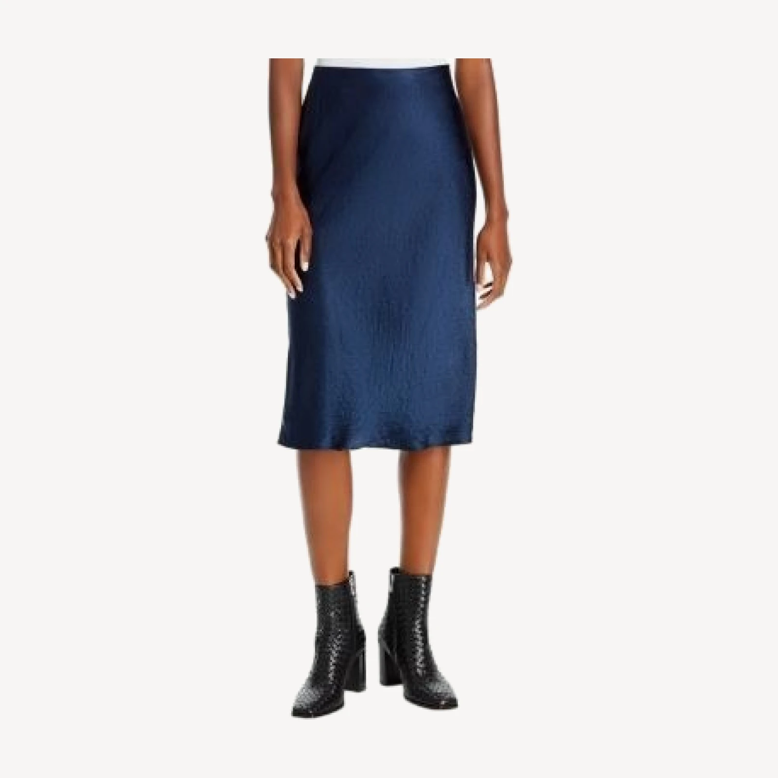 Vince Satin Slip Skirt
