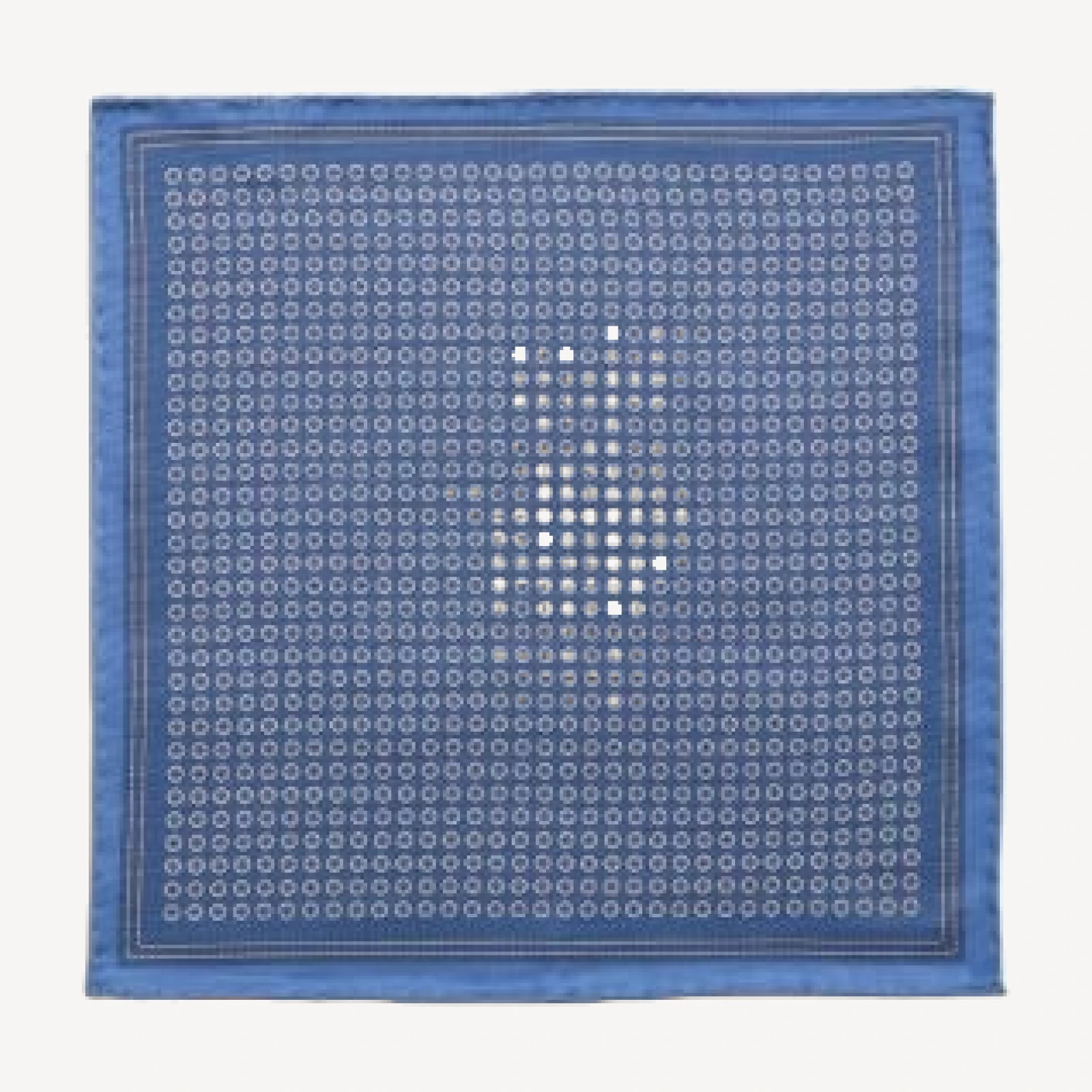 David Donahue Flower Silk Pocket Square