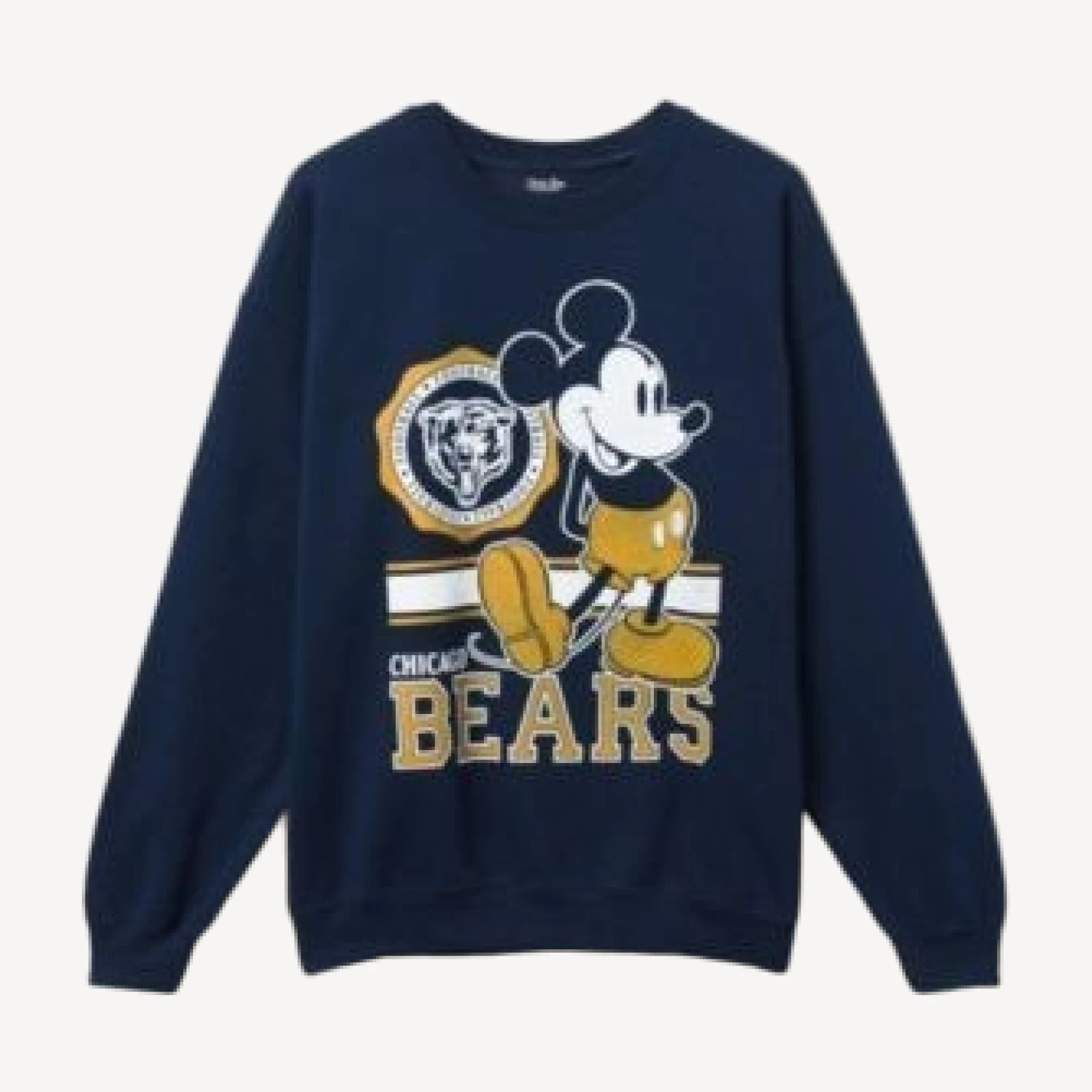 Junk Food Clothing Unisex Chicago Bears Mickey Crew Fleece