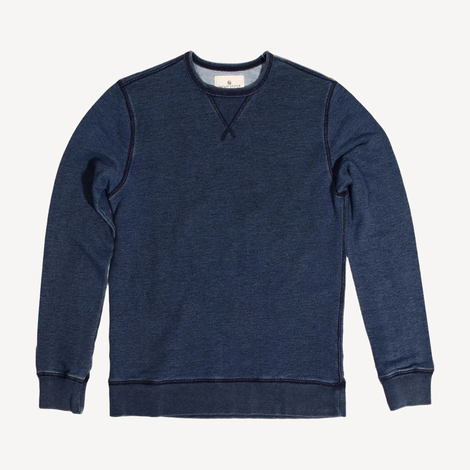 The Crewneck Sweatshirt in Sea Washed Indigo
