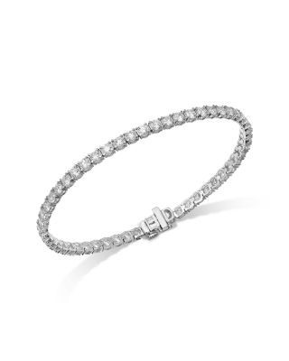 Bloomingdale's Fine Collection Luxe Collection Certified Lab Grown Diamond Tennis Bracelet in 14K Gold, 5.0 tcw