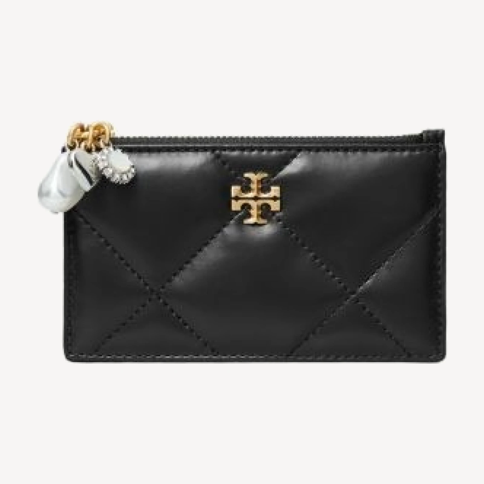 Tory Burch Kira Diamond Quilt Leather Card Case
