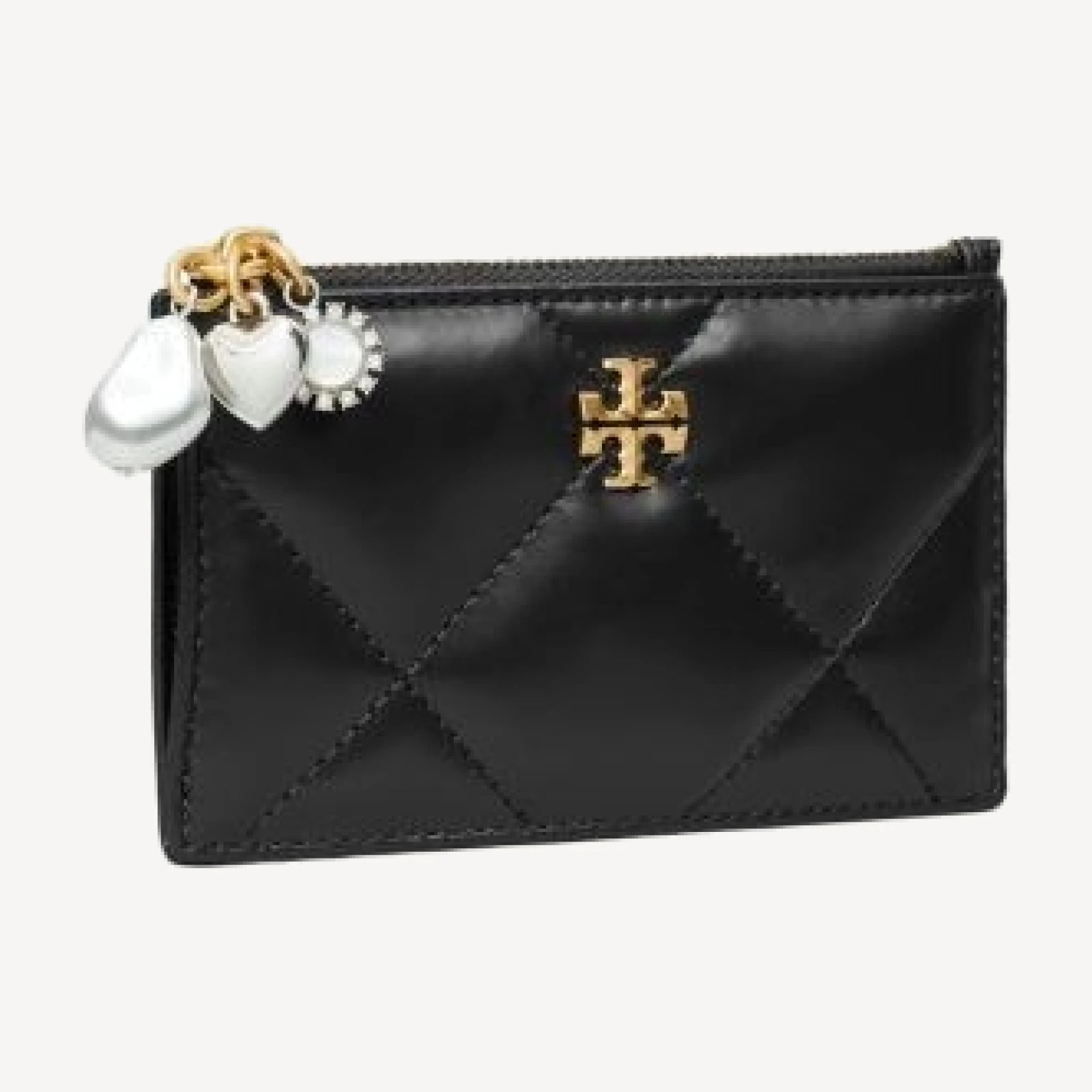 Tory Burch Kira Diamond Quilt Leather Card Case