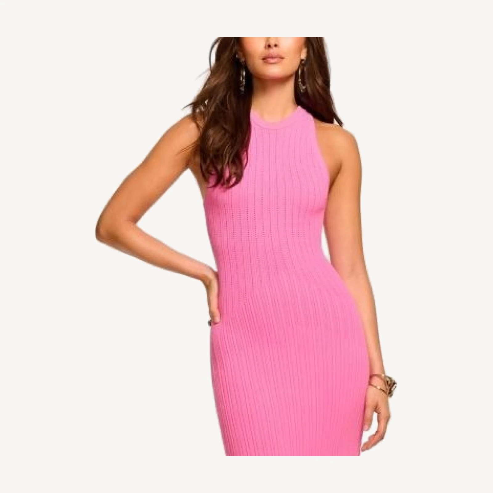 Ramy Brook Marienne Ribbed Midi Dress