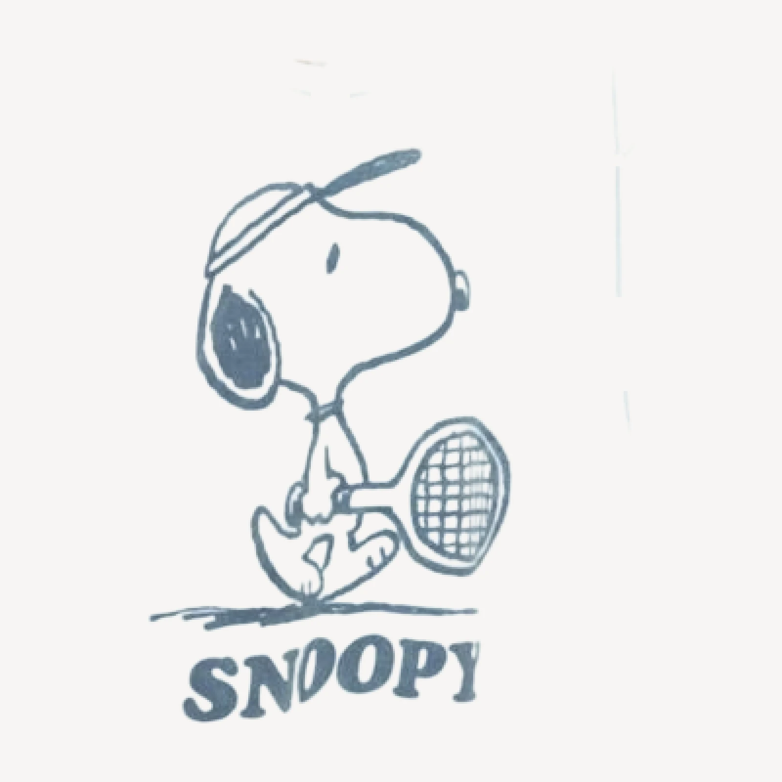 Junk Food Clothing Snoopy Tennis Flea Market Tee