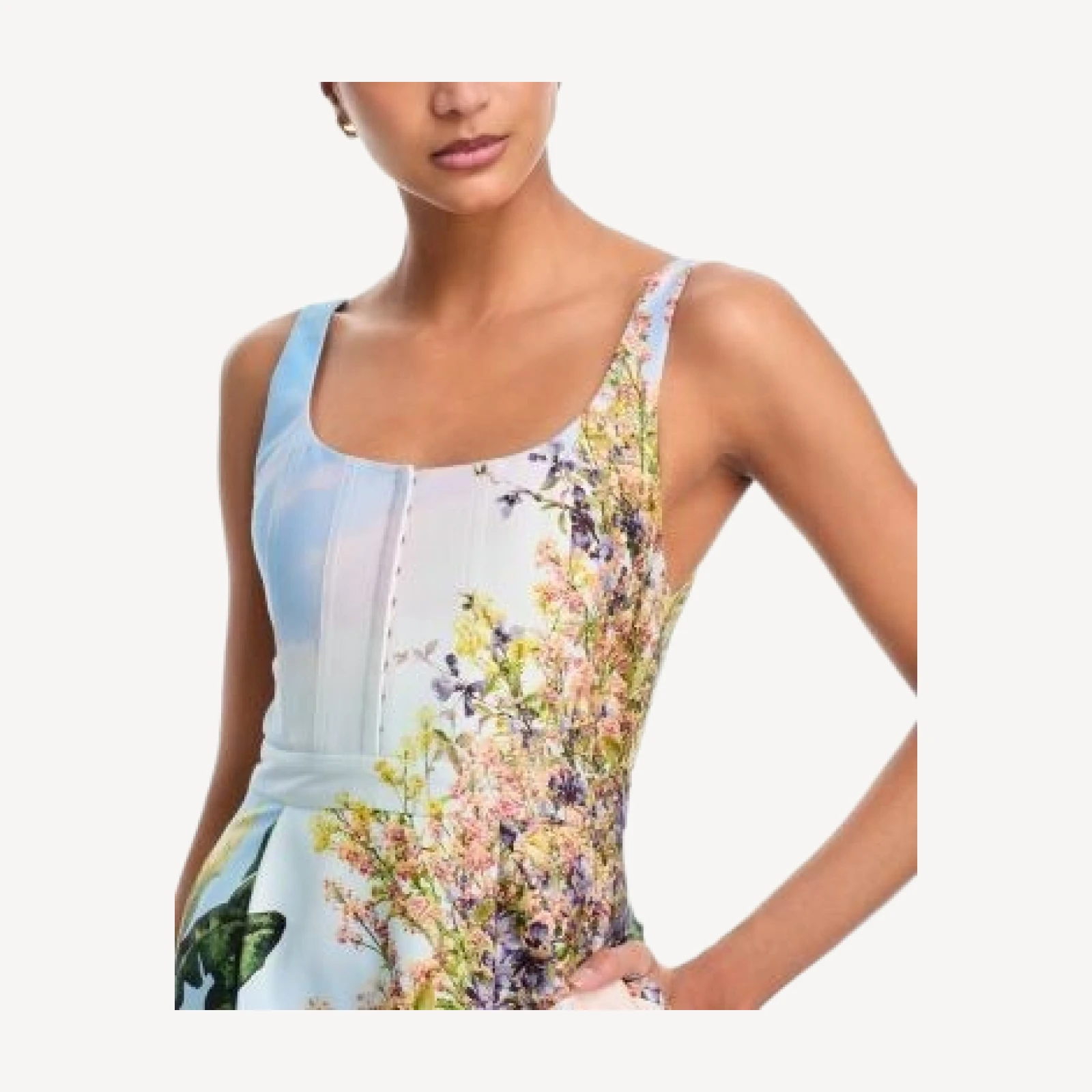 Alice and Olivia Diana Sleeveless Dress