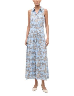 Staud Romy Printed Dress