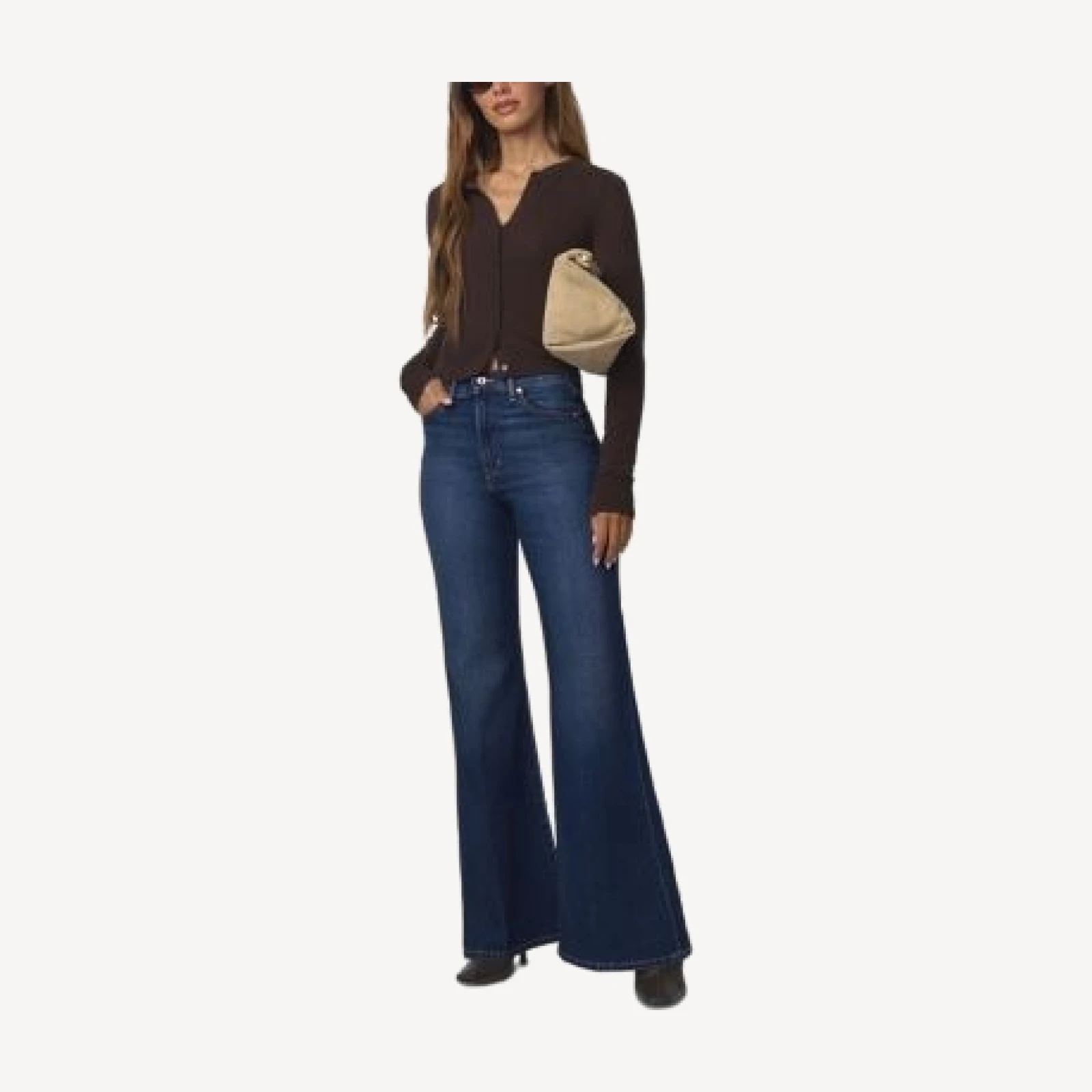 Joe's Jeans The Cher High Rise Wide Leg Jeans in Splendor