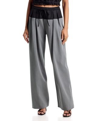 Cinq a Sept Elisabetta Pleated Drawstring Pants