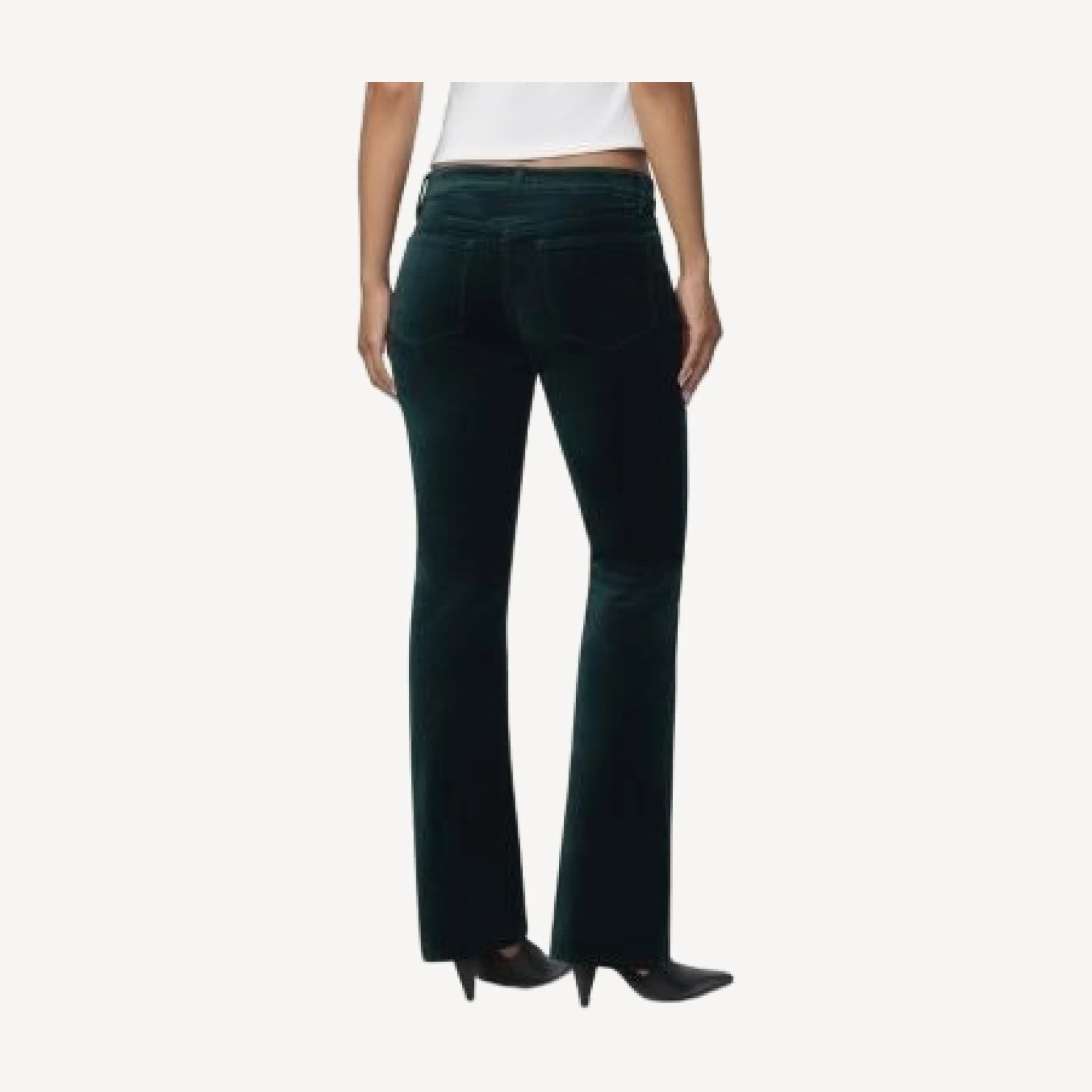 Joe's Jeans The Velveteen Naomi Flared Jeans in Pine