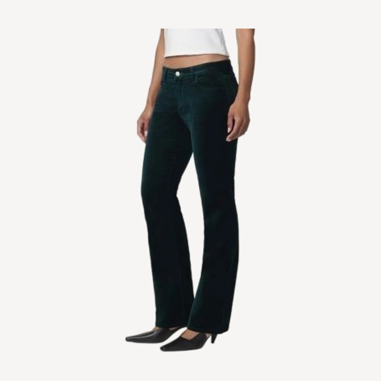 Joe's Jeans The Velveteen Naomi Flared Jeans in Pine