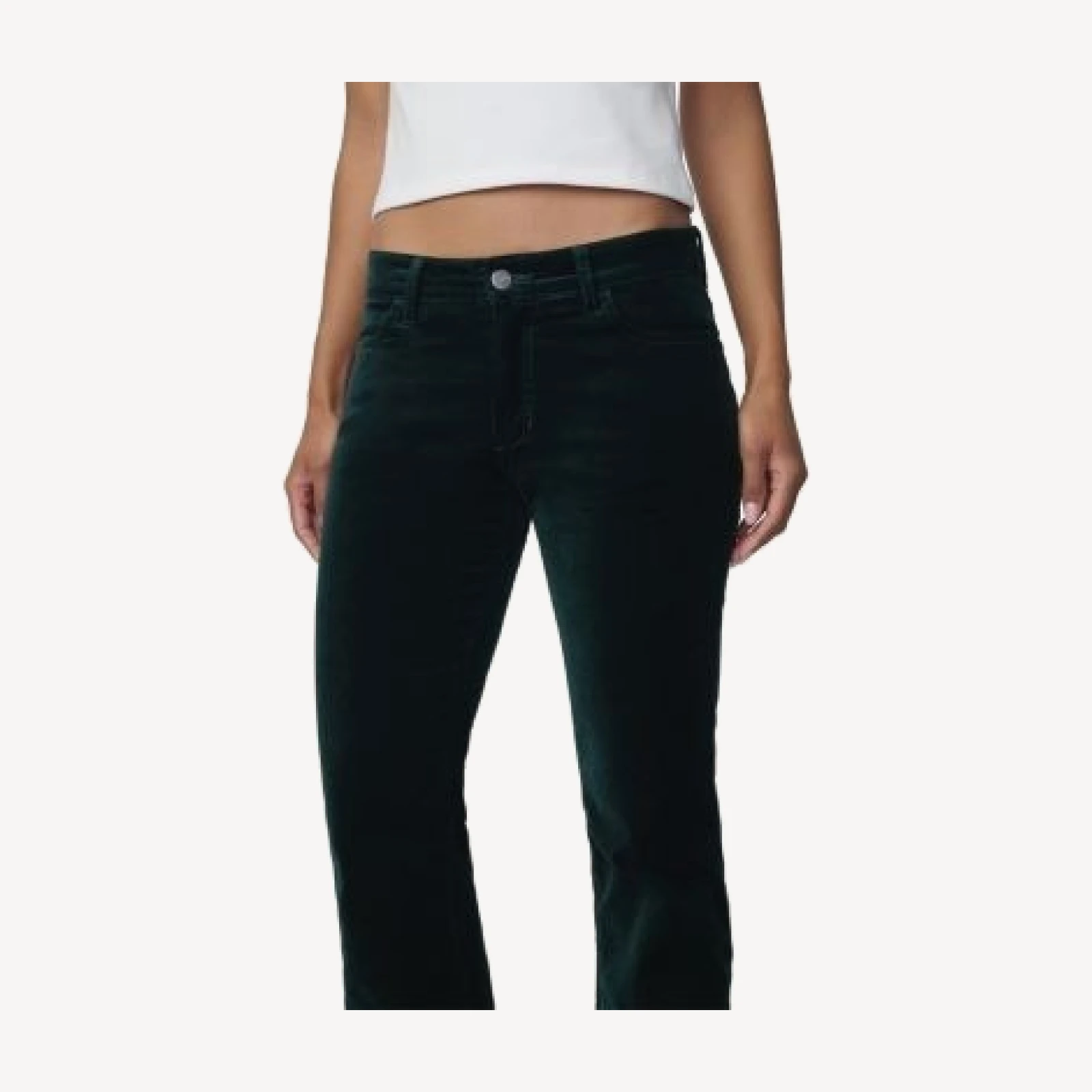 Joe's Jeans The Velveteen Naomi Flared Jeans in Pine