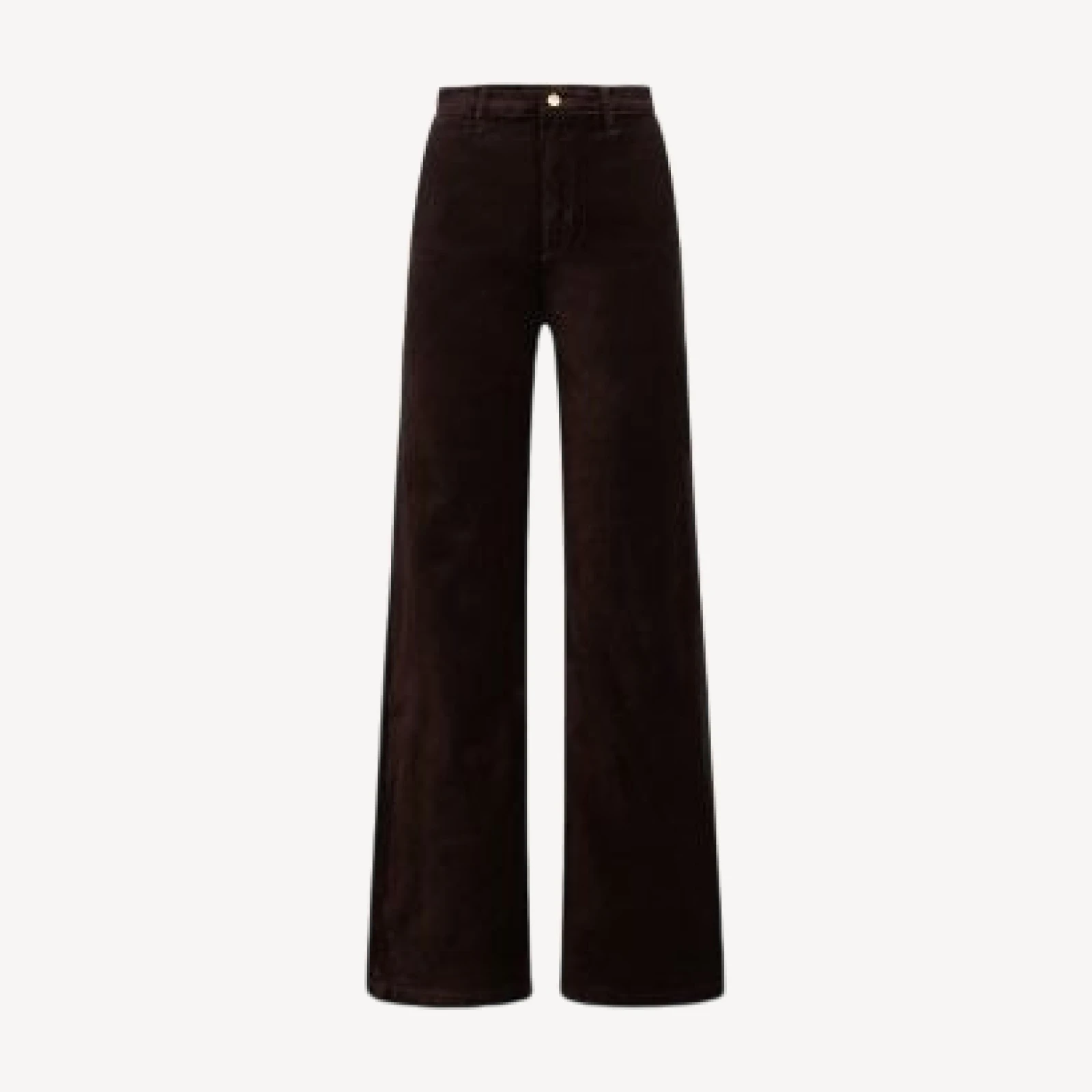 Joe's Jeans The Mia High Rise Wide Leg Velveteen Jeans in Coffee Bean