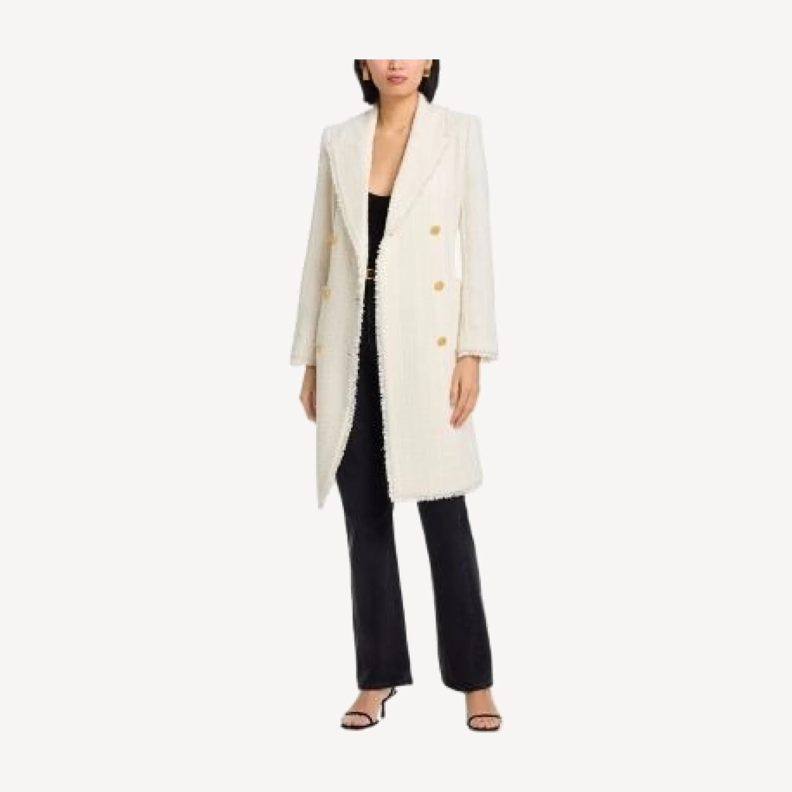 L'Agence Cooper Tweed Coat