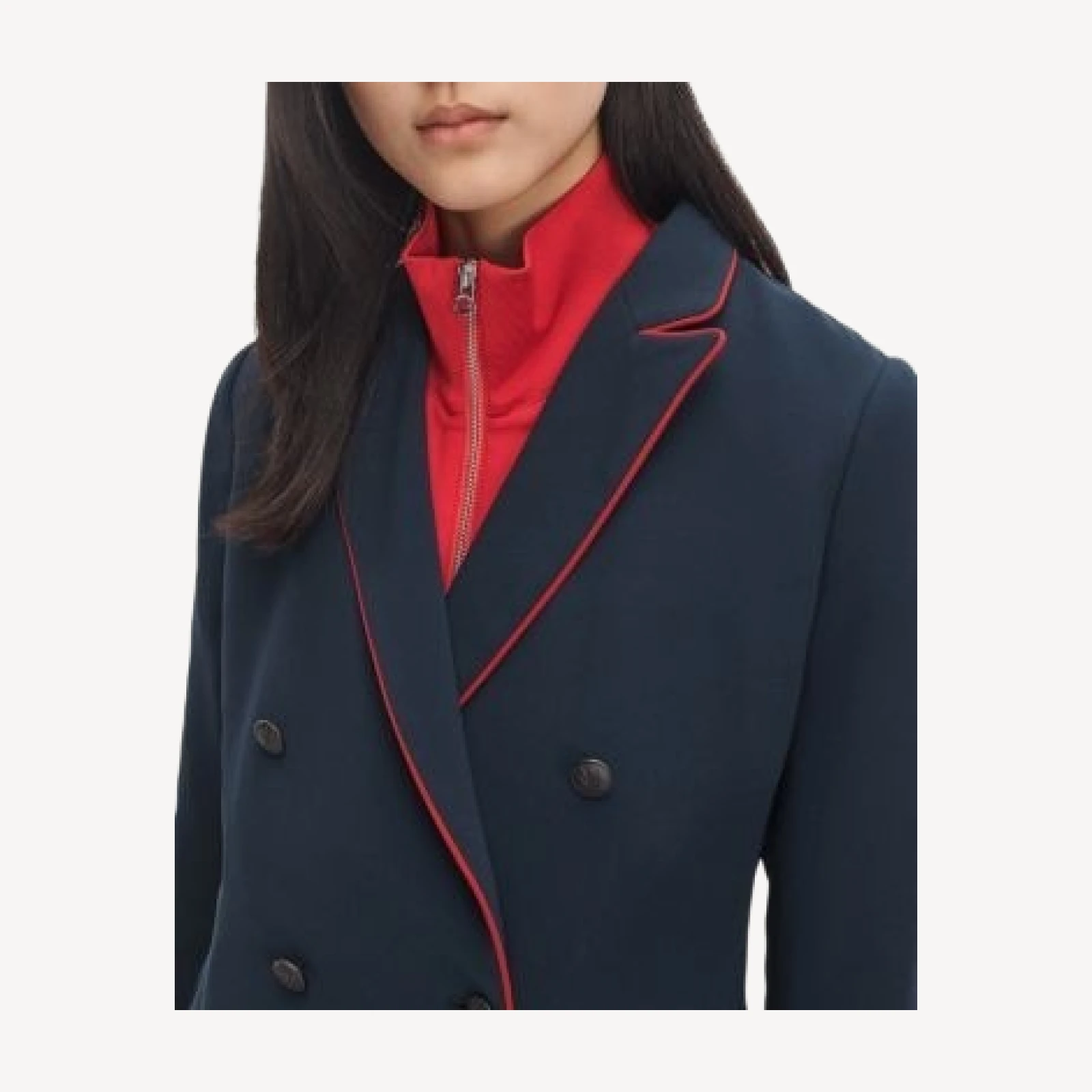 rag & bone Darren Contrast Trim Blazer