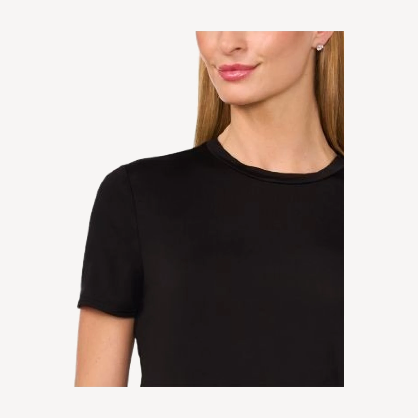 Ted Baker Solid Black Tee