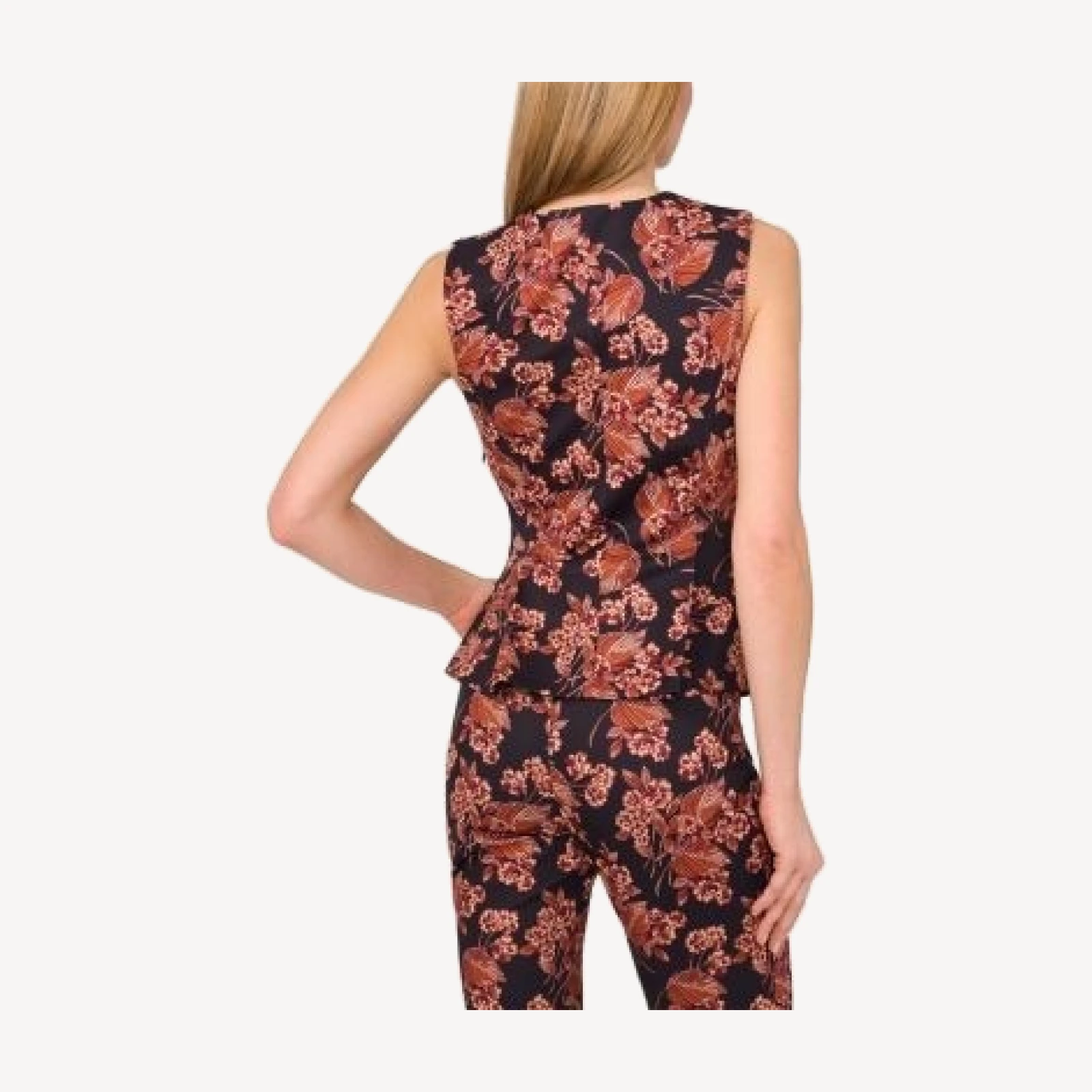 Ted Baker Marenae Knit Pleated Detail Tank Top