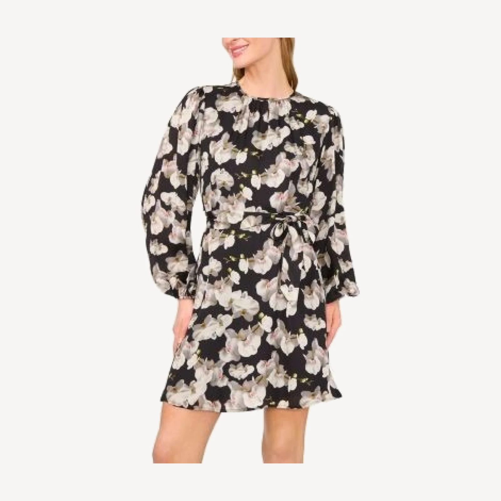 Ted Baker Orciana Puff Sleeve Belted Mini Dress