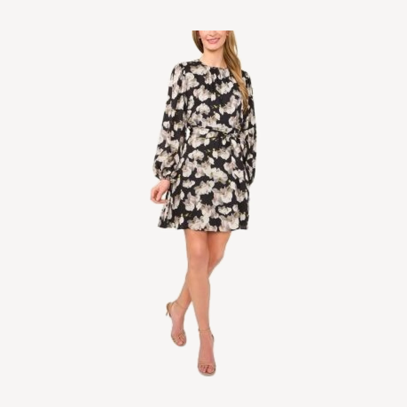Ted Baker Orciana Puff Sleeve Belted Mini Dress