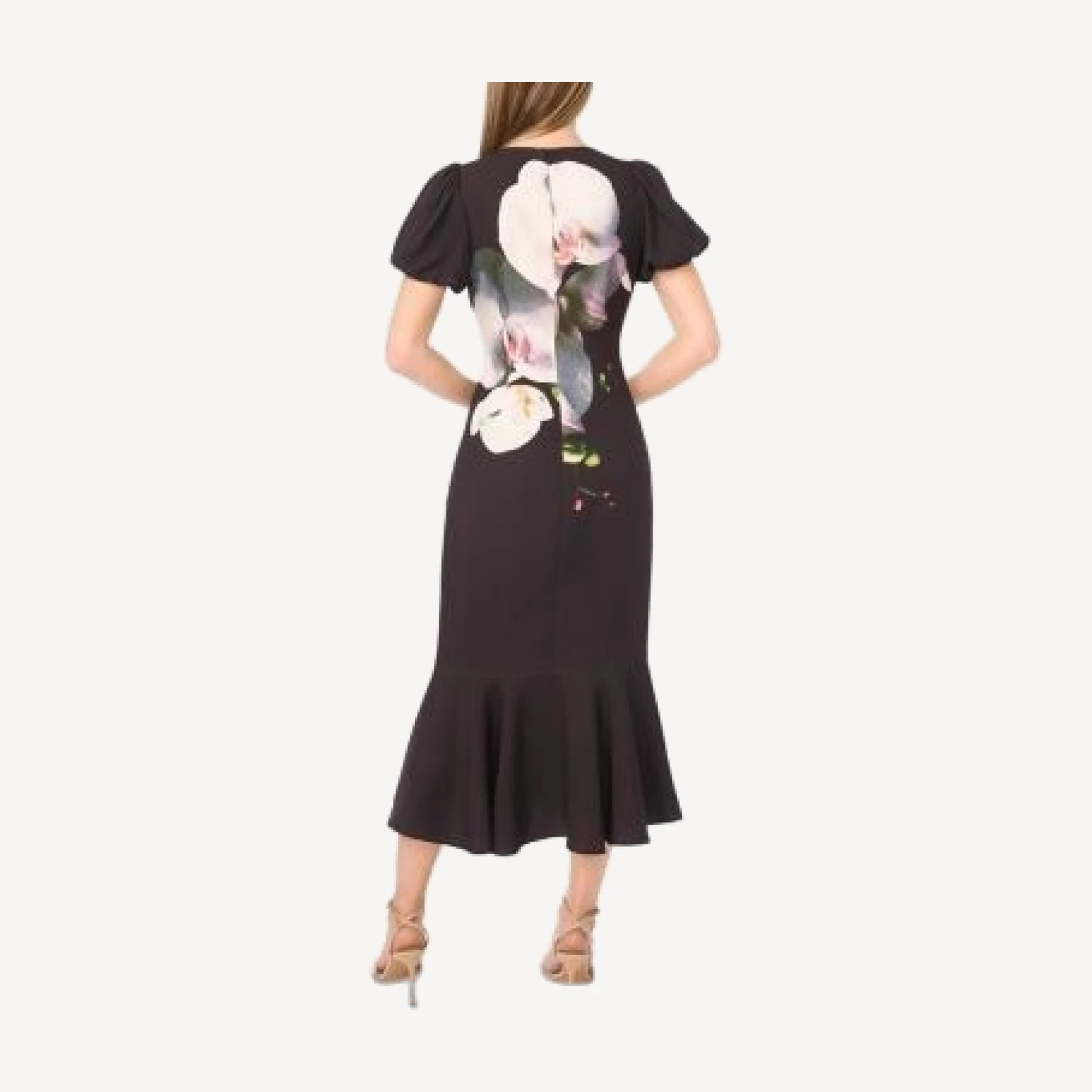 Ted Baker Orchara Puff Sleeve Maxi Dress