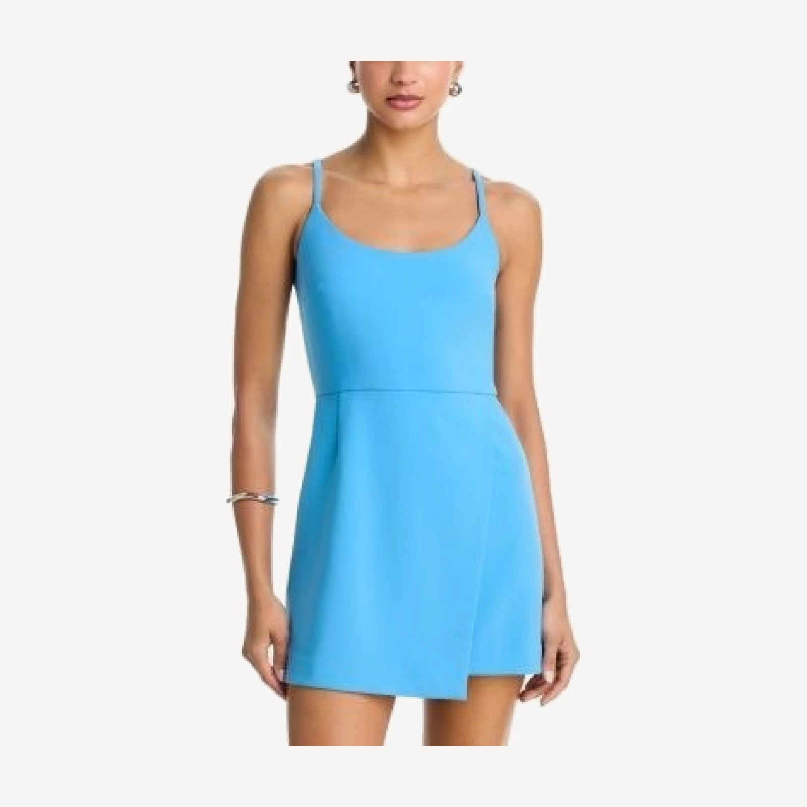 French Connection Whisper Scoop Neck Envelope Mini Dress