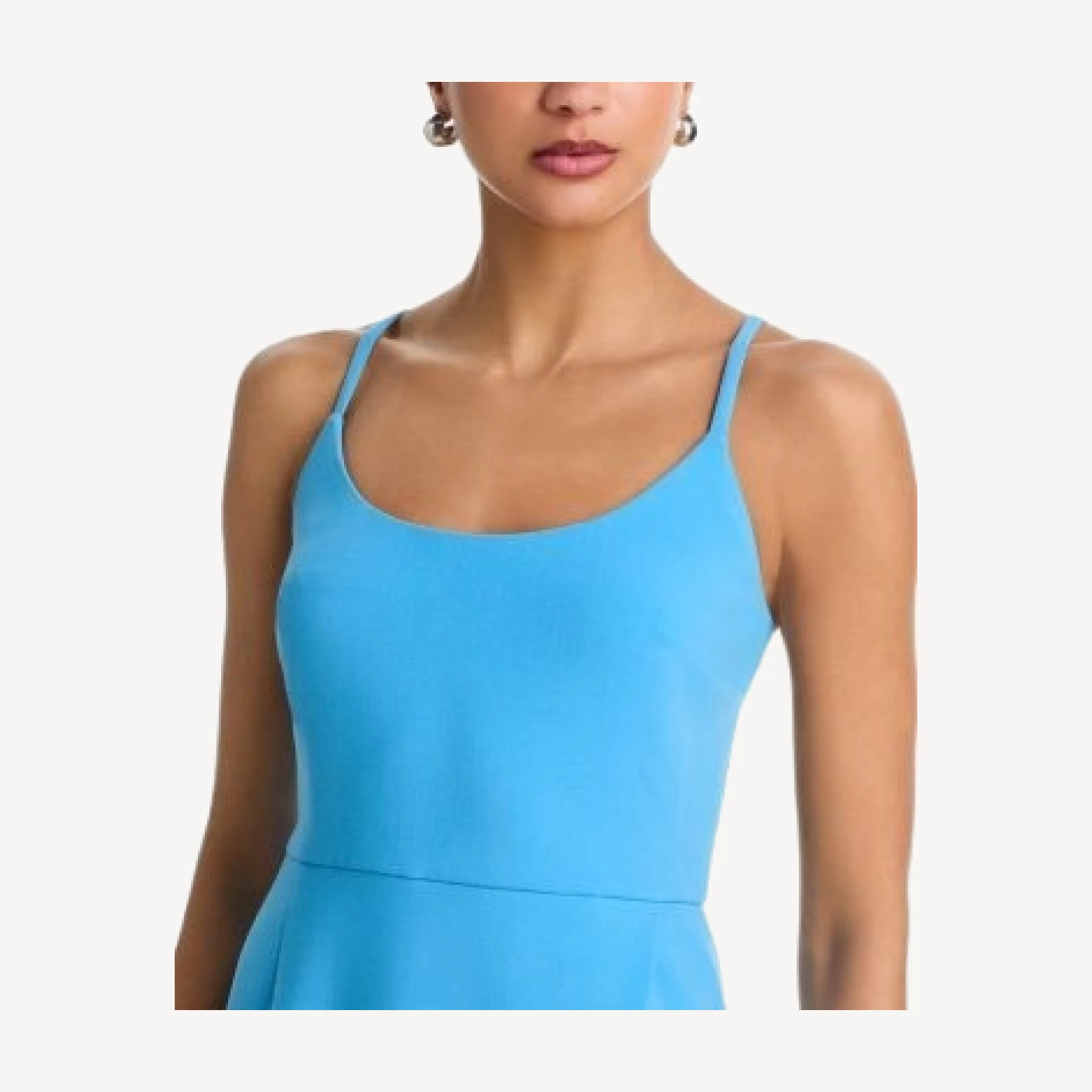 French Connection Whisper Scoop Neck Envelope Mini Dress