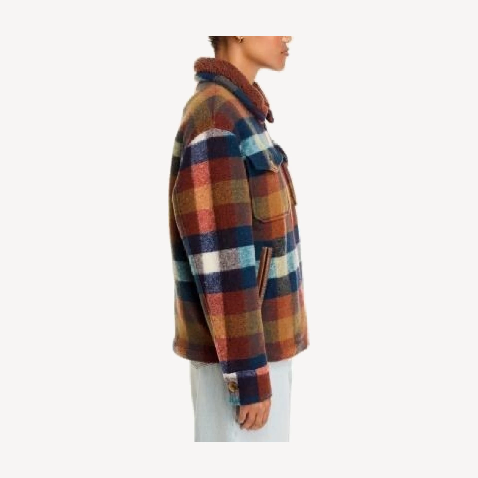 Mother The After School Plaid Shirt Jacket
