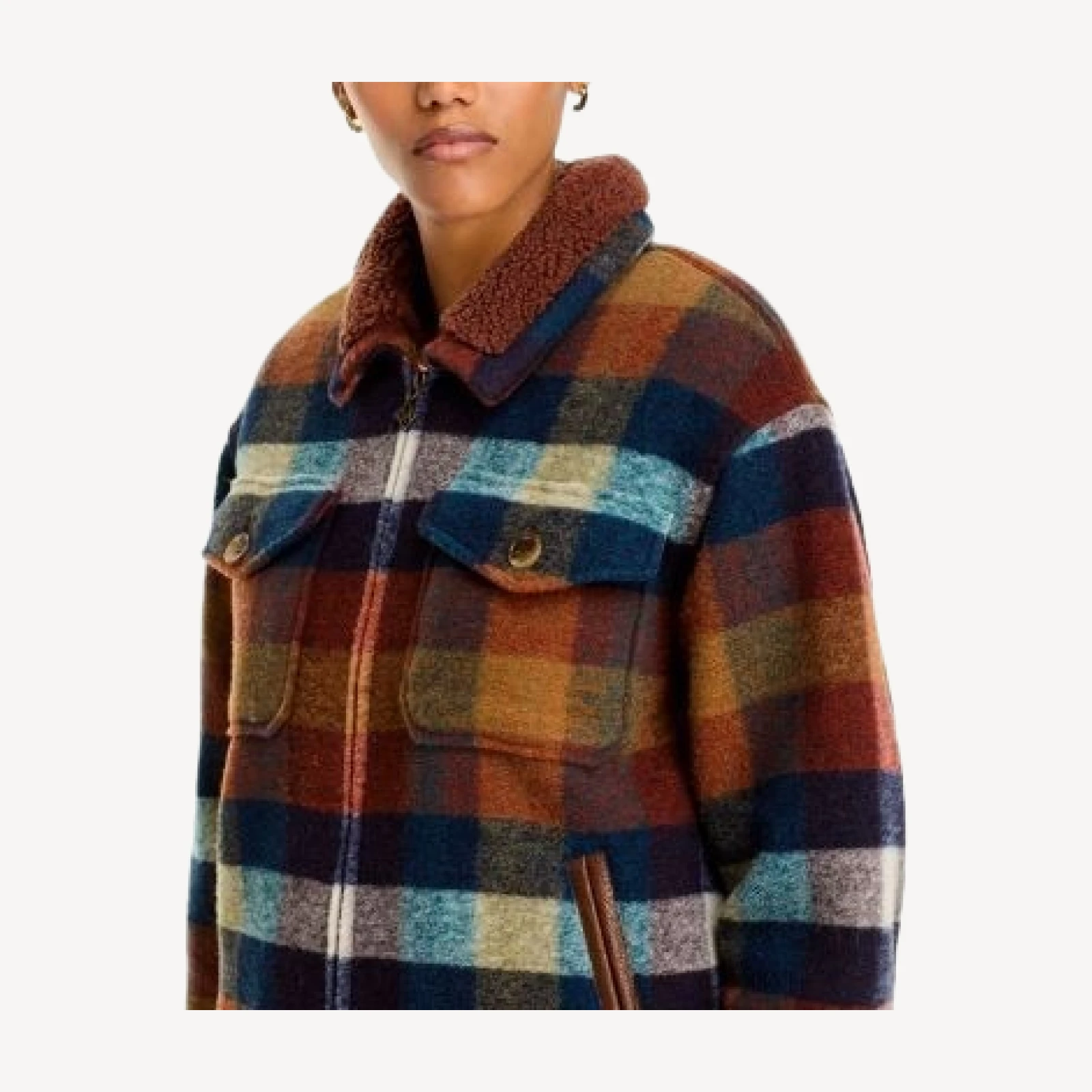 Mother The After School Plaid Shirt Jacket