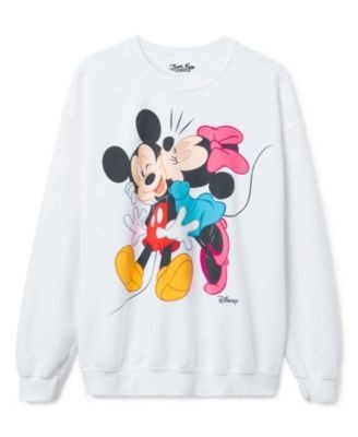 Junk Food Clothing Mickey and Minnie Kiss Flea Market Fleece