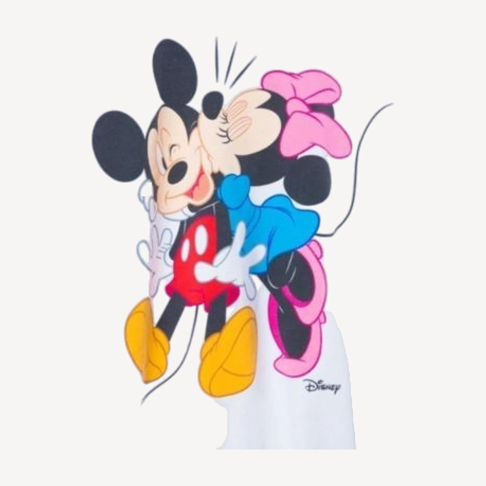 Junk Food Clothing Mickey and Minnie Kiss Flea Market Fleece