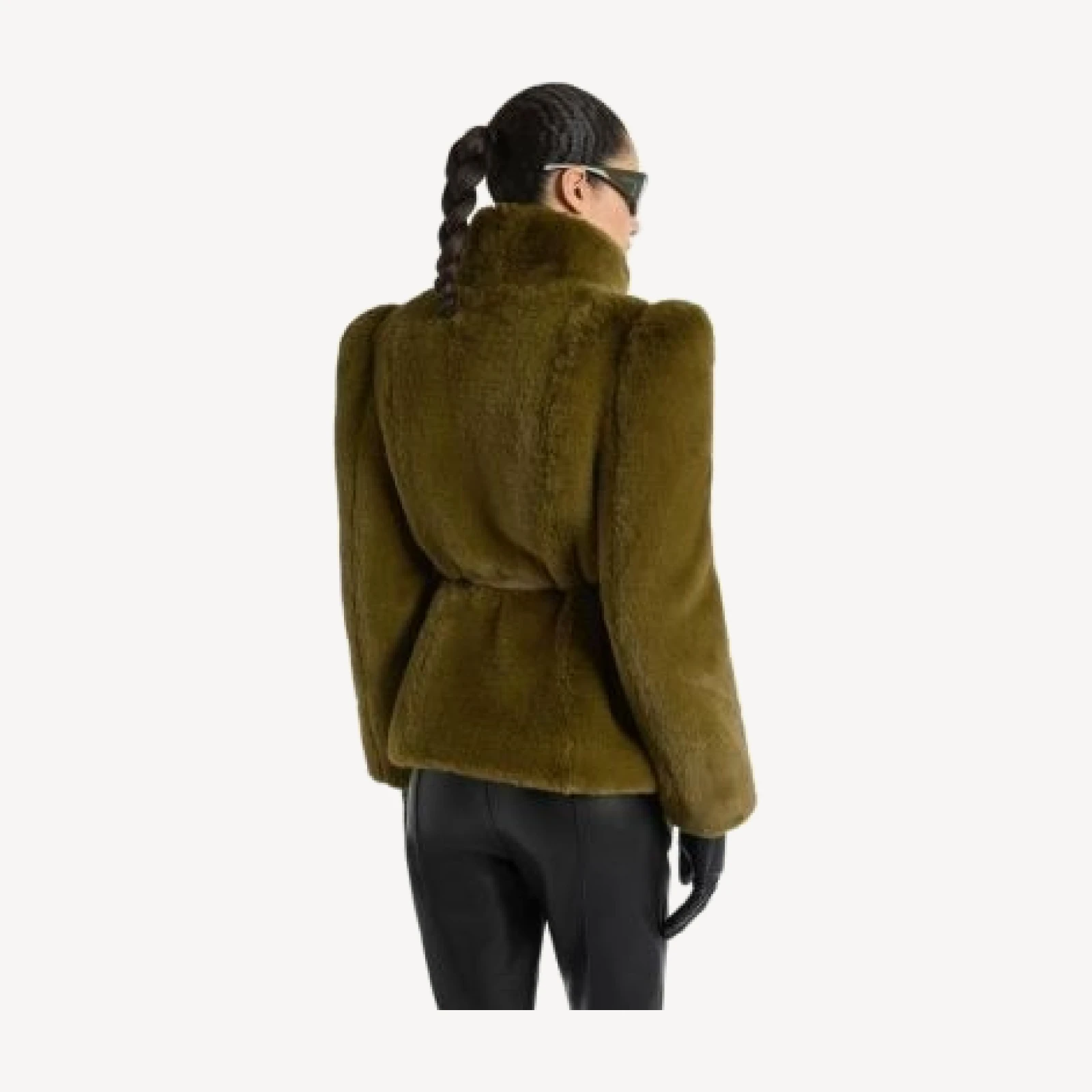 Balmain Short Faux Fur Coat