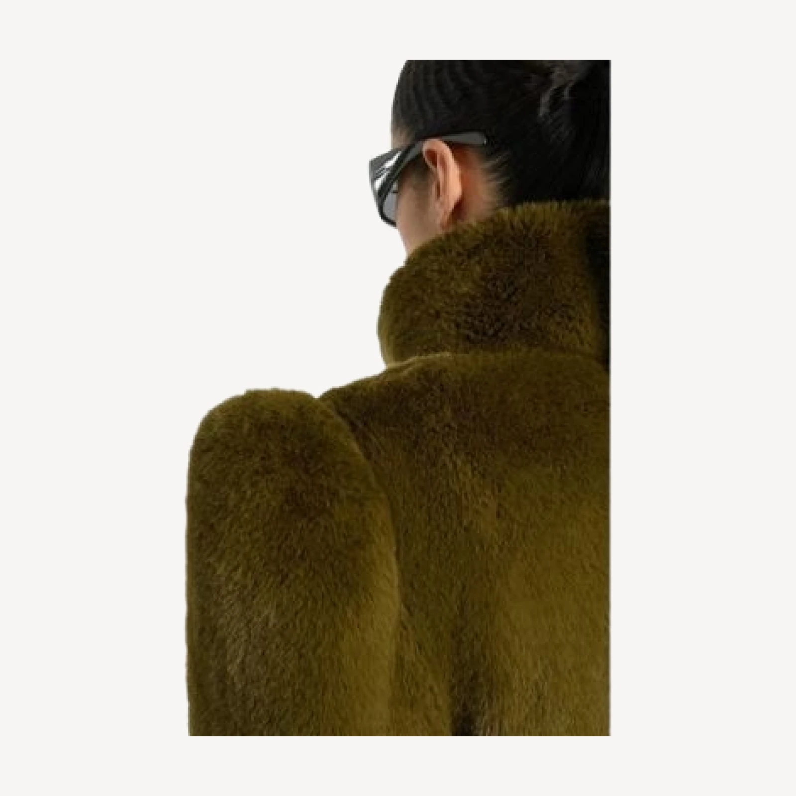 Balmain Short Faux Fur Coat
