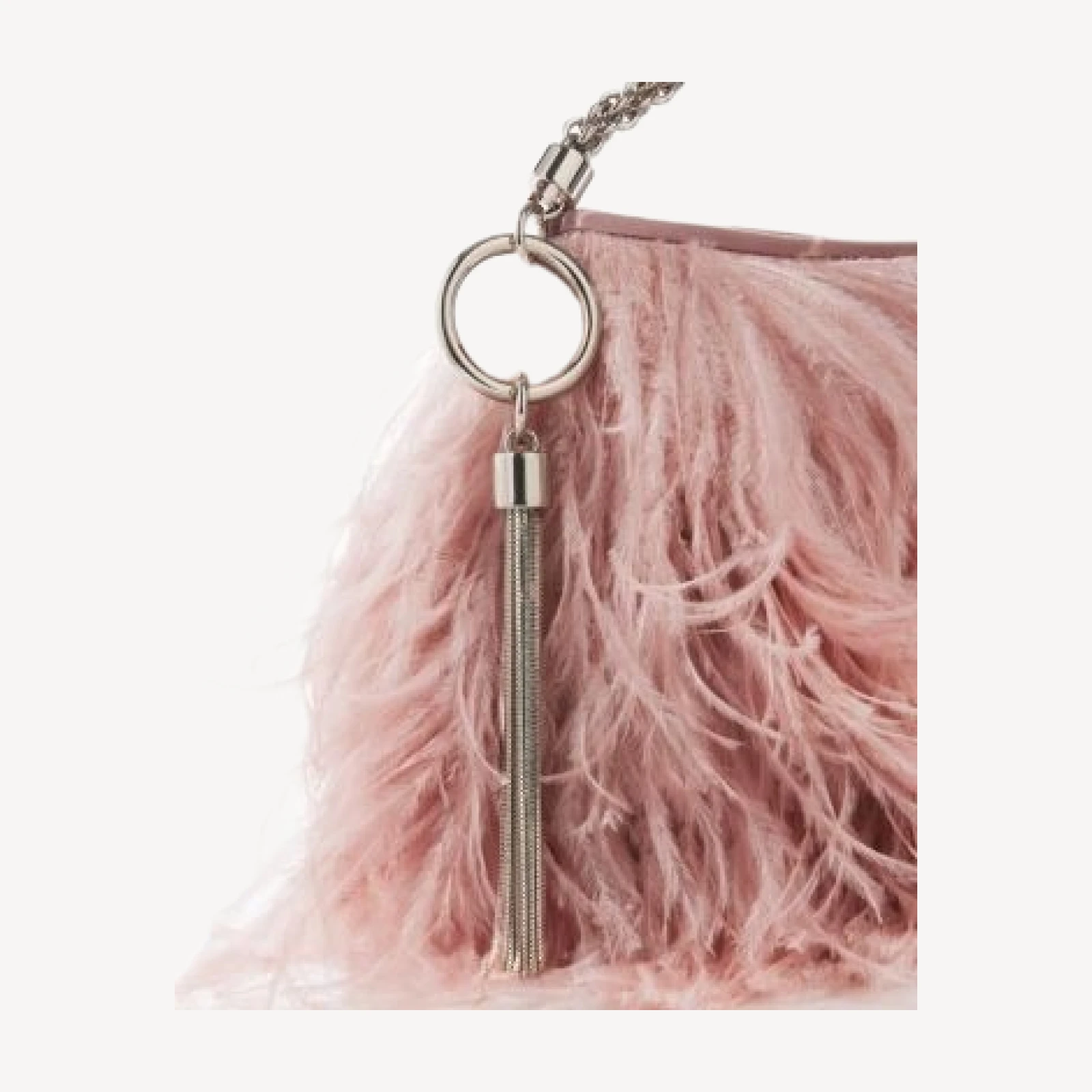 Jimmy Choo Callie Feather Trim Clutch - Exclusive