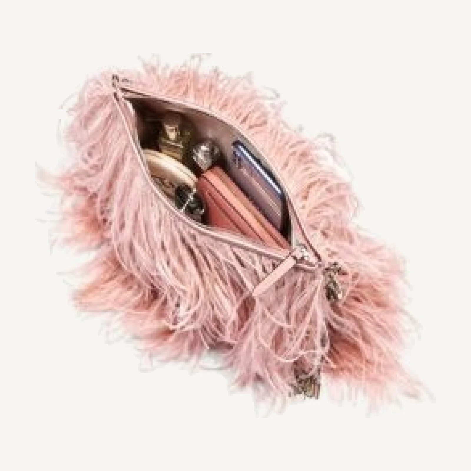 Jimmy Choo Callie Feather Trim Clutch - Exclusive
