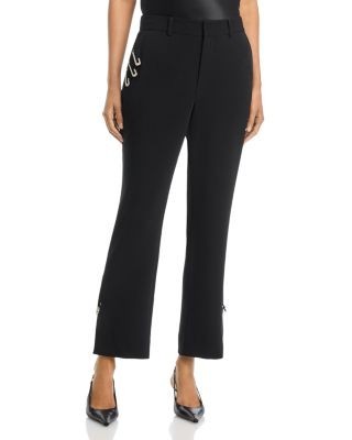 Cinq a Sept Kerry Rhinestone Pin Cropped Pants