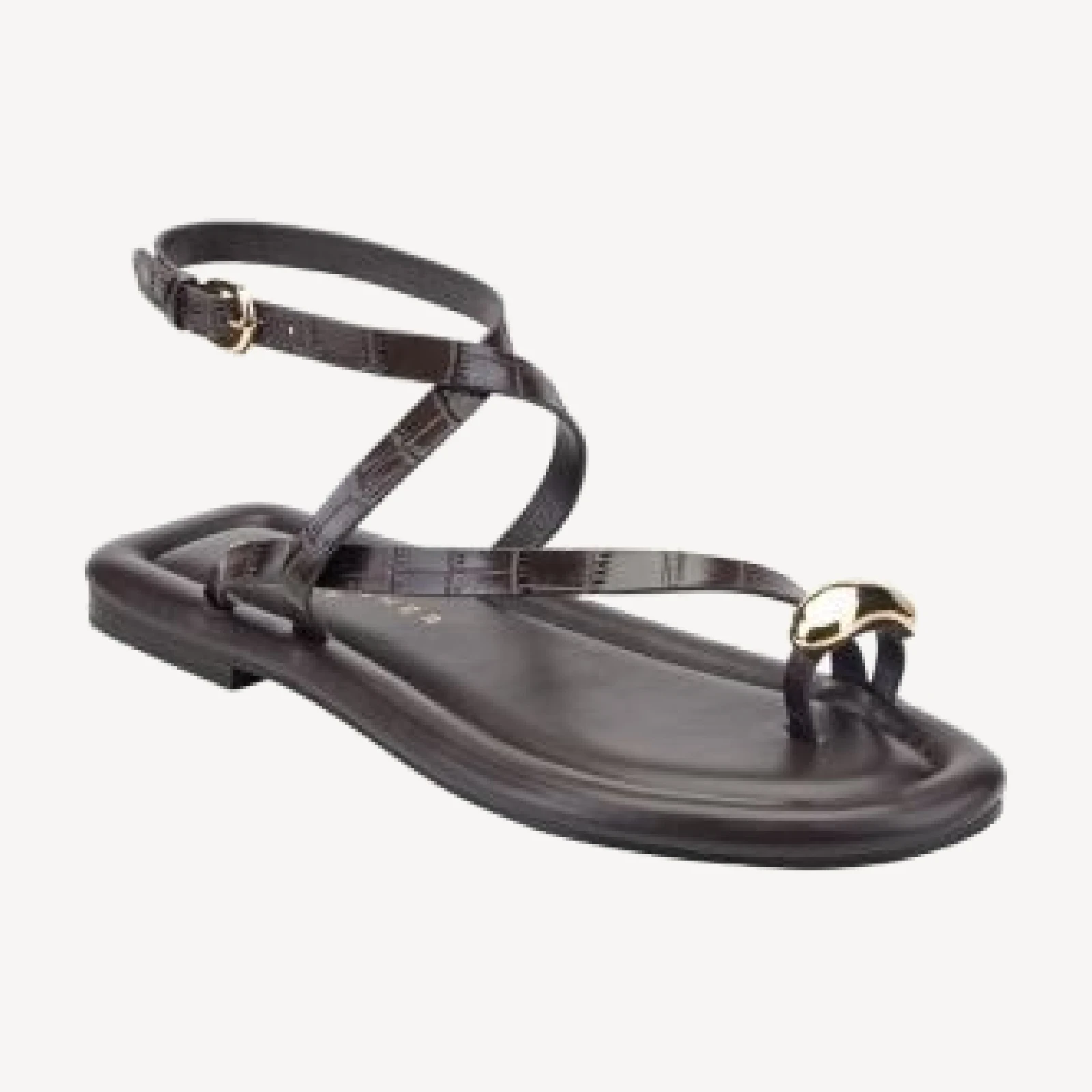 Marc Fisher Ltd. Women's Gynnie Flat Casual Strappy Sandals