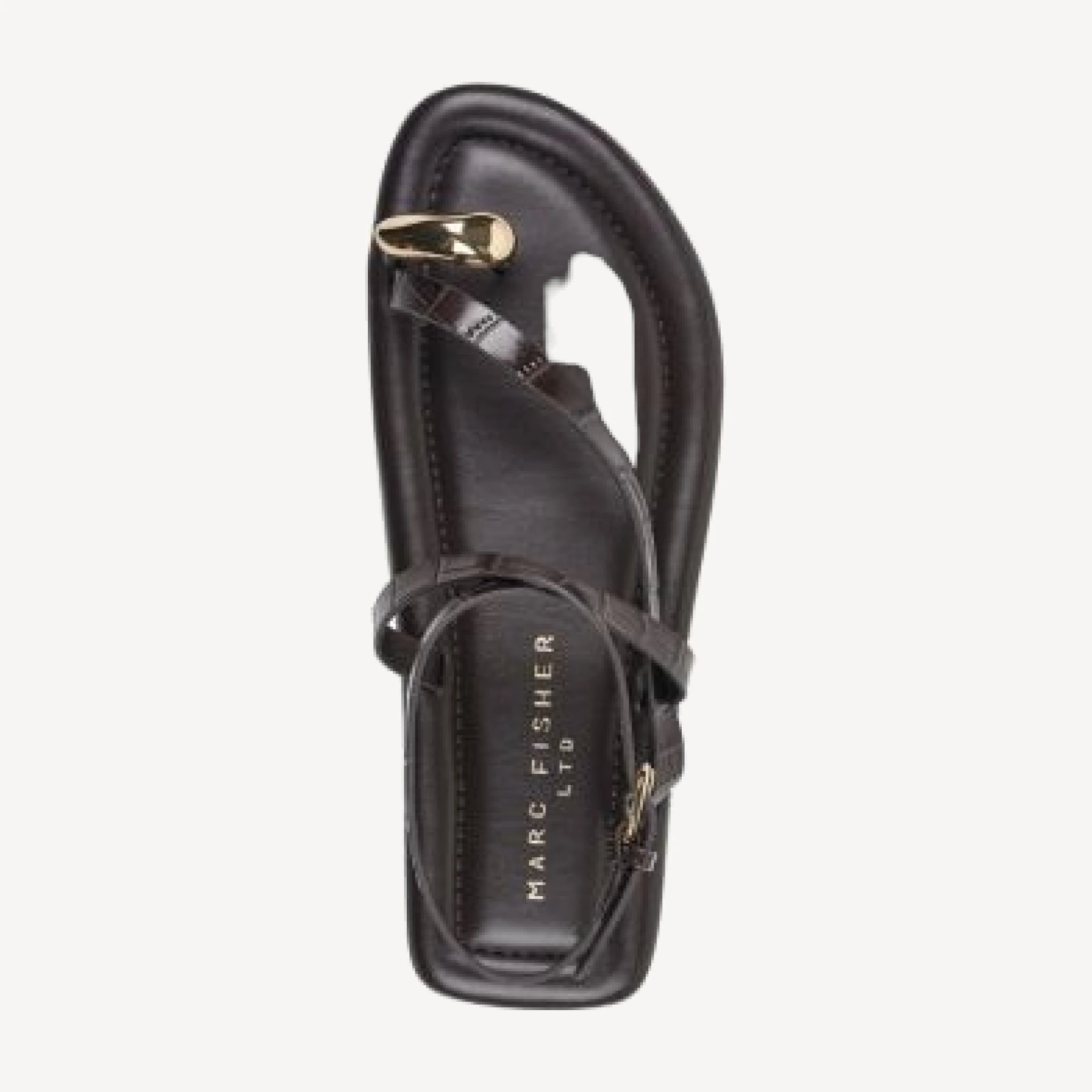 Marc Fisher Ltd. Women's Gynnie Flat Casual Strappy Sandals