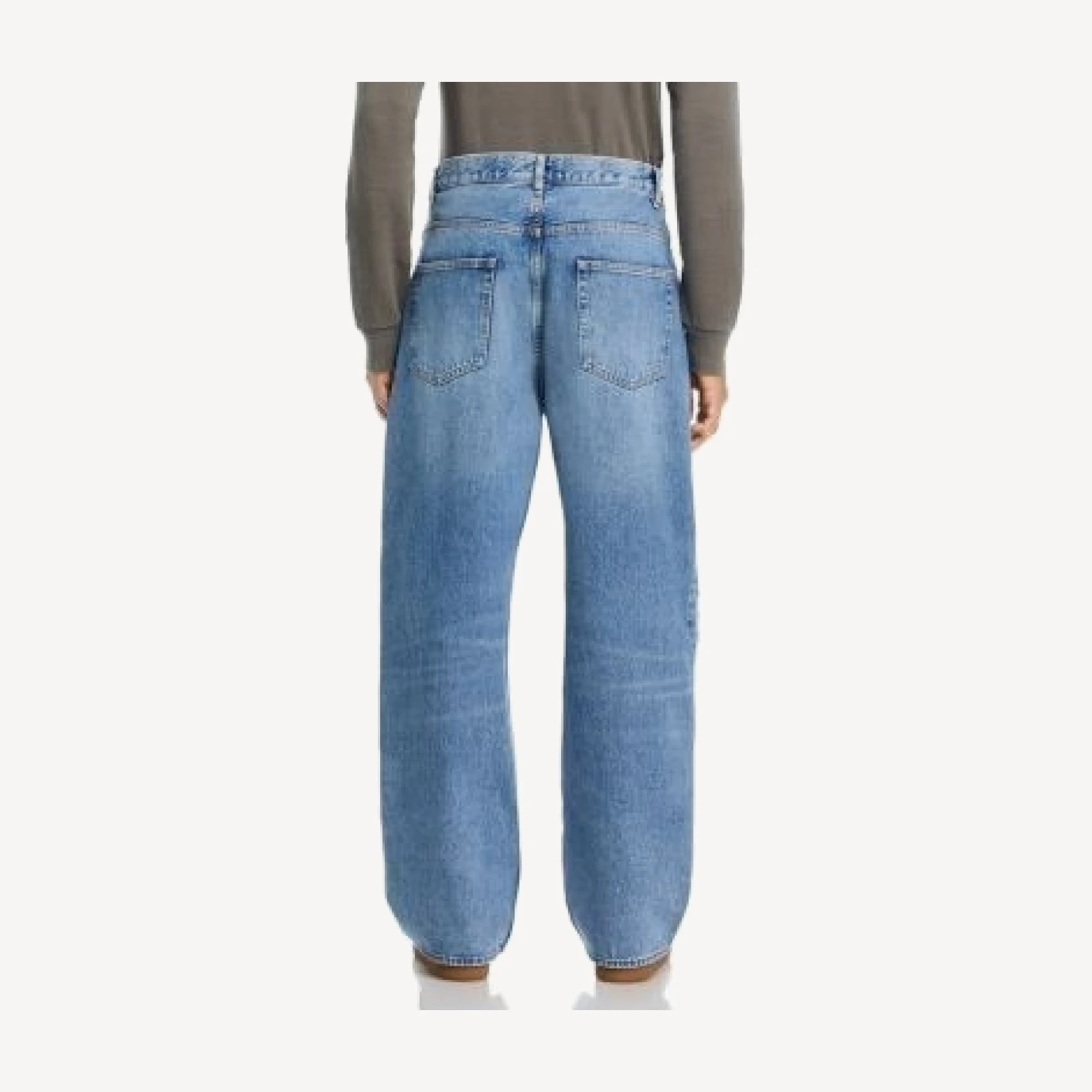 Frame Baggy Fit Jeans in Aeris Grind