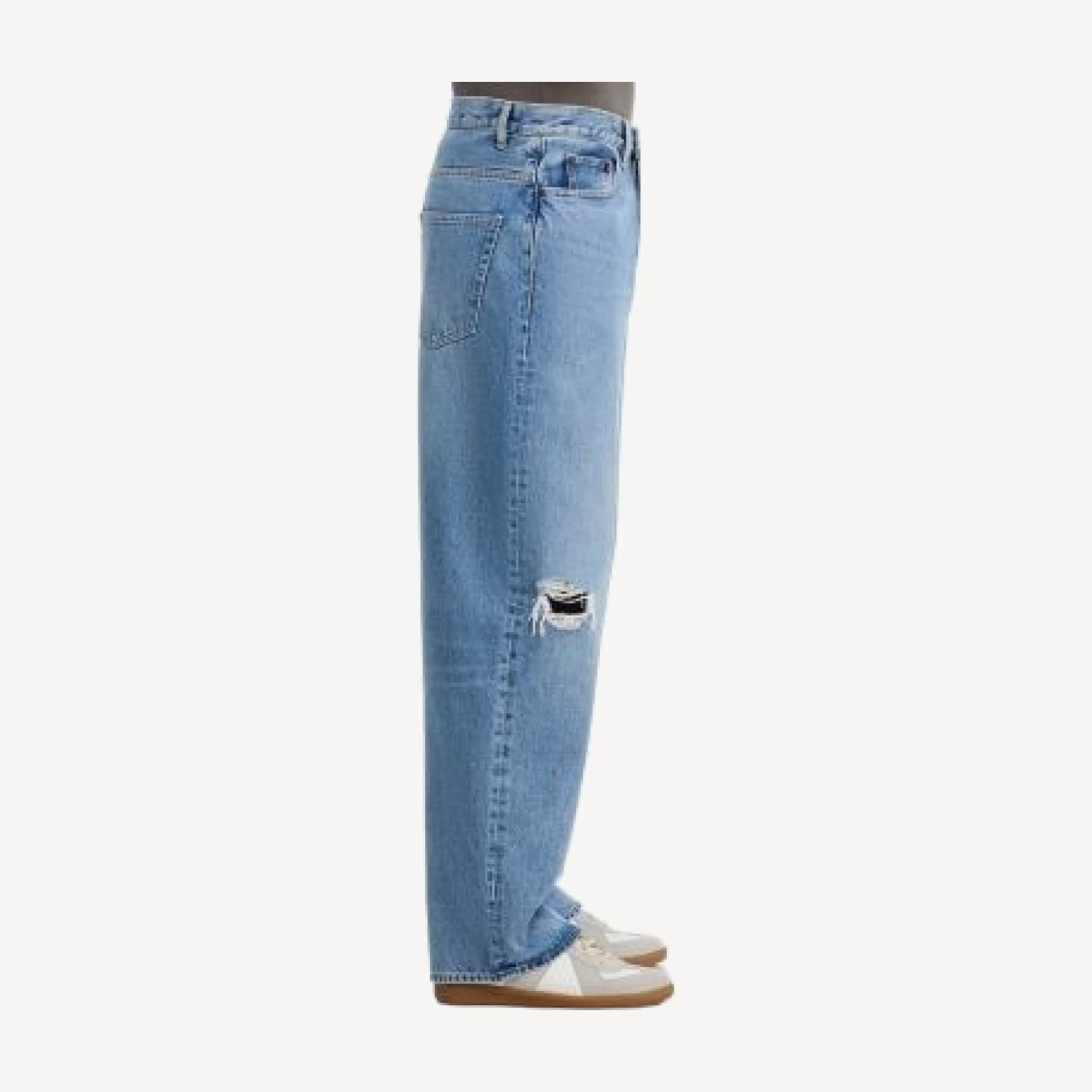 Frame Baggy Fit Jeans in Aeris Grind