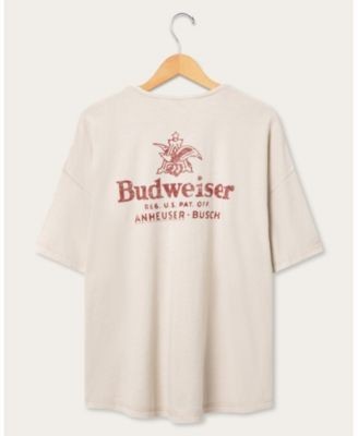 Junk Food Clothing Unisex Budweiser Baseball Jersey