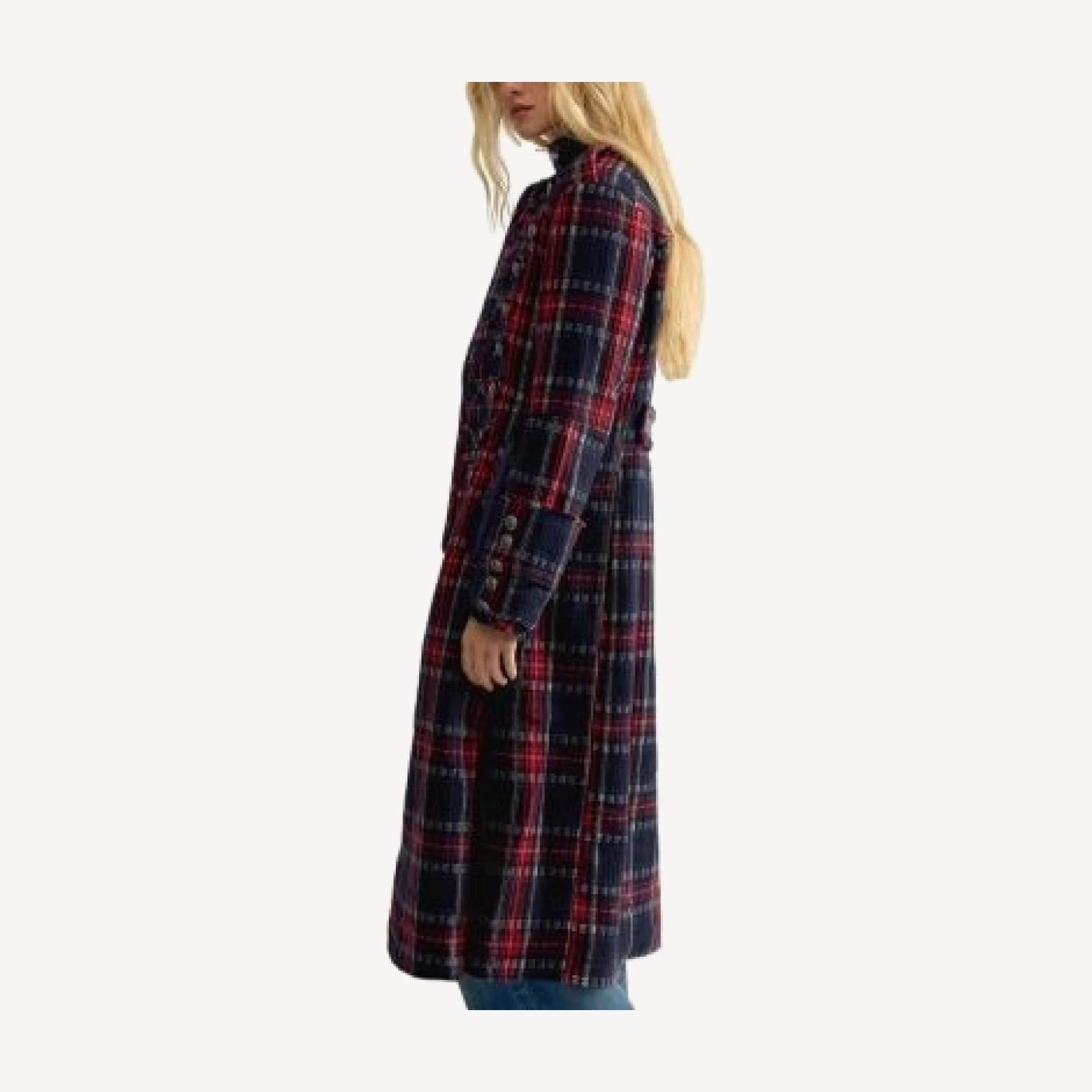 Free People Ace Of Swords Double Breasted Duster