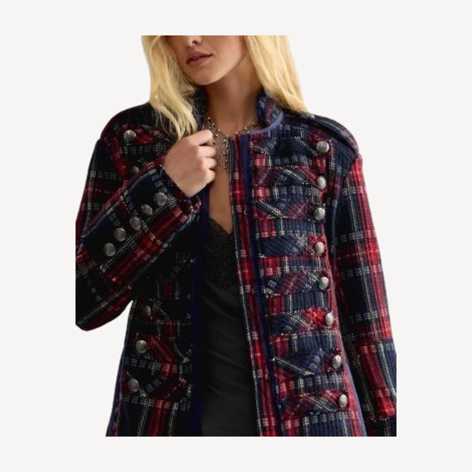Free People Ace Of Swords Double Breasted Duster