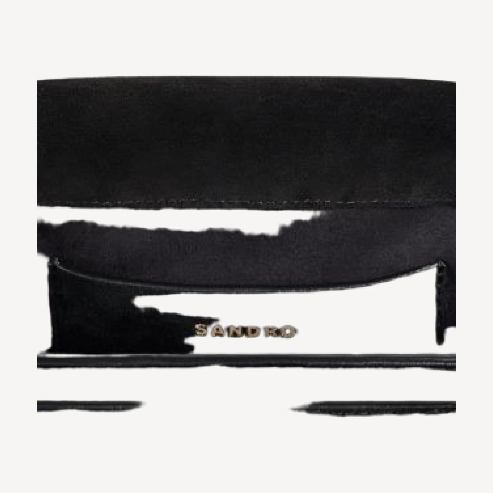 Sandro Le Mambo Suede Shoulder Bag