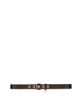 Maje Women's Miss M Spela Leather Heart Charm Belt