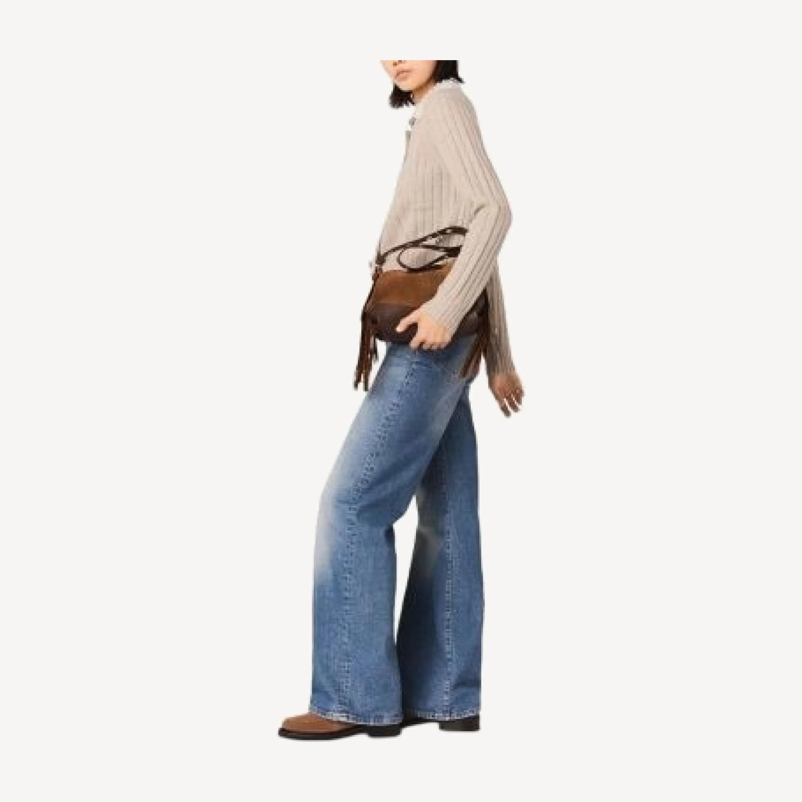 Maje Removable Collar Cardigan