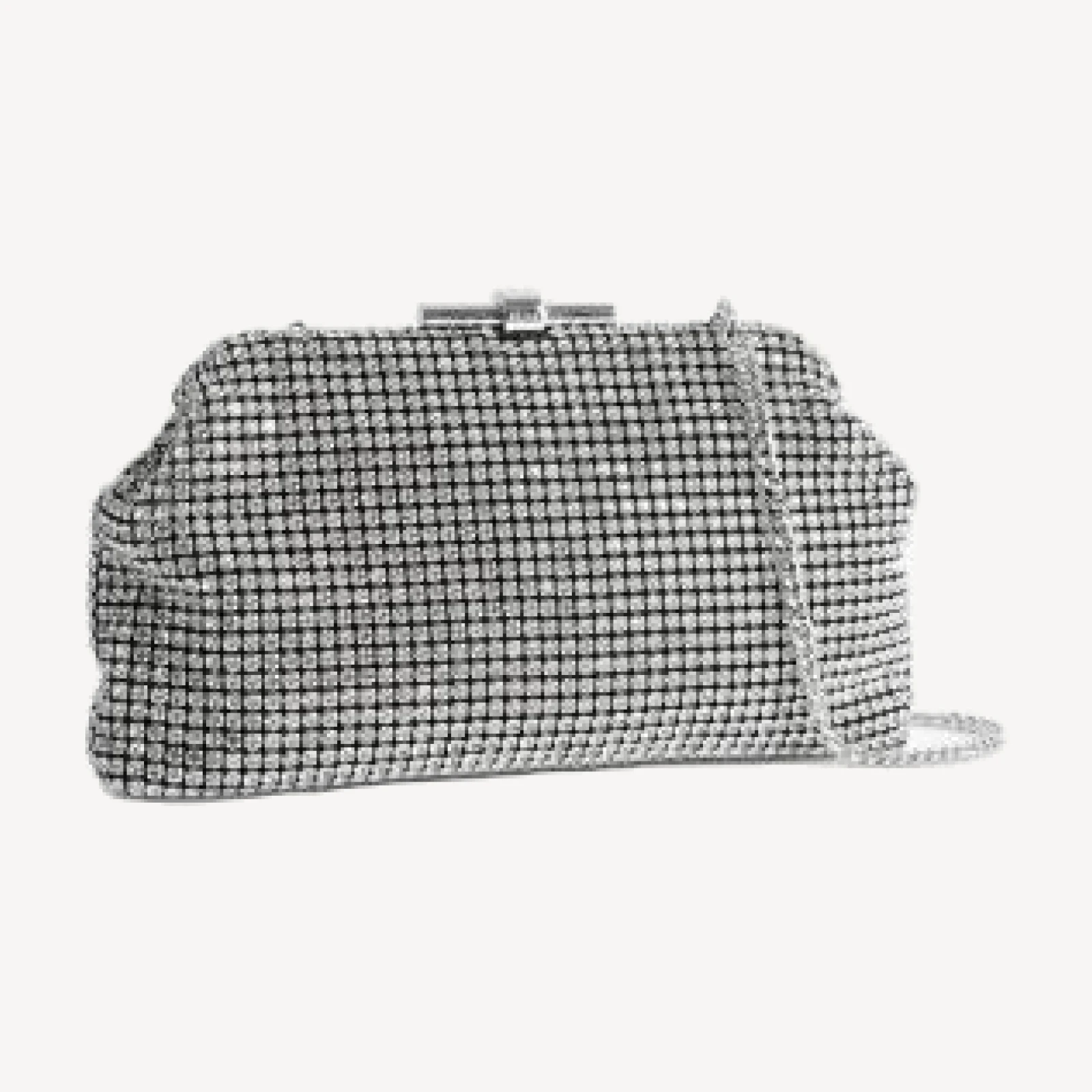 Reiss Adaline Crystal Clutch Bag
